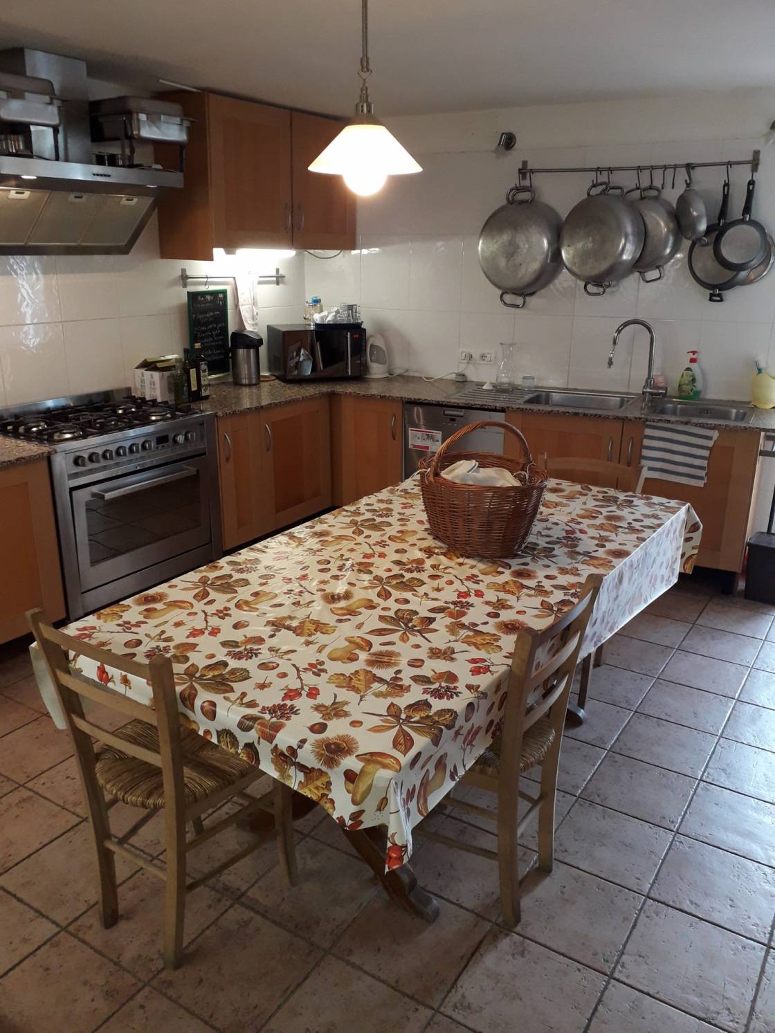 Large fully equipped kitchen for 20 persons