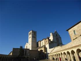 Assisi - Basilica of Saint Francis, one of the main sights in Umbria, with the famous frescoes by Giotto