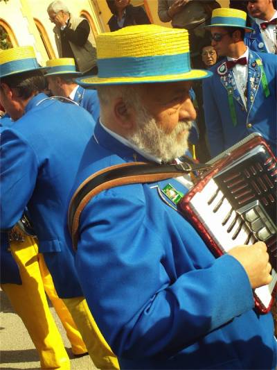 Marching band at the Festa dei Tulipani, Castiglione del Lago