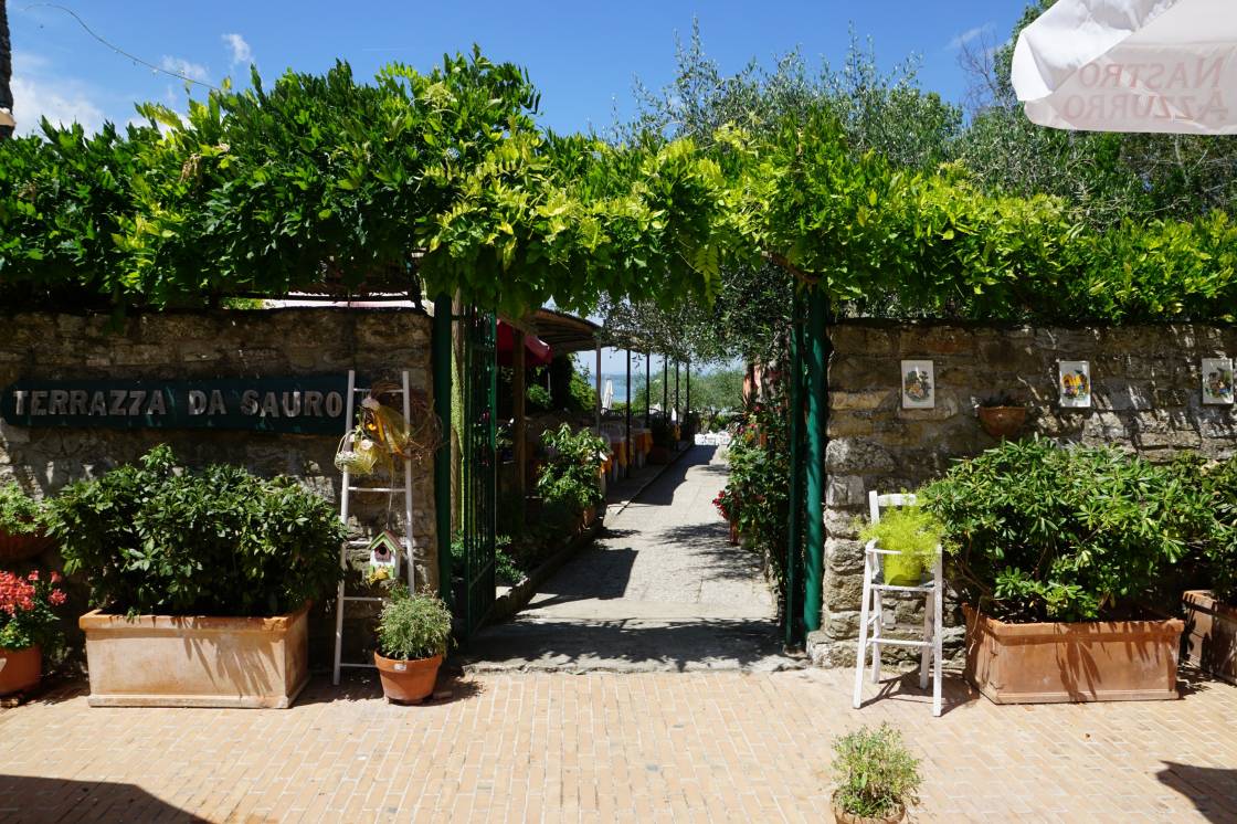 Restaurant "Da Sauro" on Isola Maggiore. Foto: Hermann V.