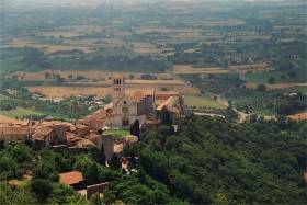 Panoramic view of Assisi