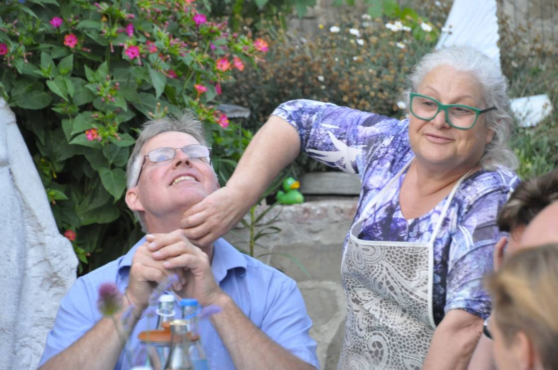 Ornella and Wolfgang. Photo: Volker Stoeckmann