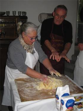 Making pasta with Ornella