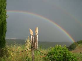Rainbow over La Rogaia